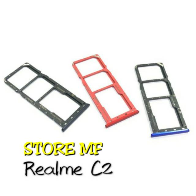 Sim Tray Slot Sim Card For Realme C2