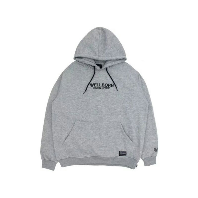 Wellborn Grey Hoodie Sweater