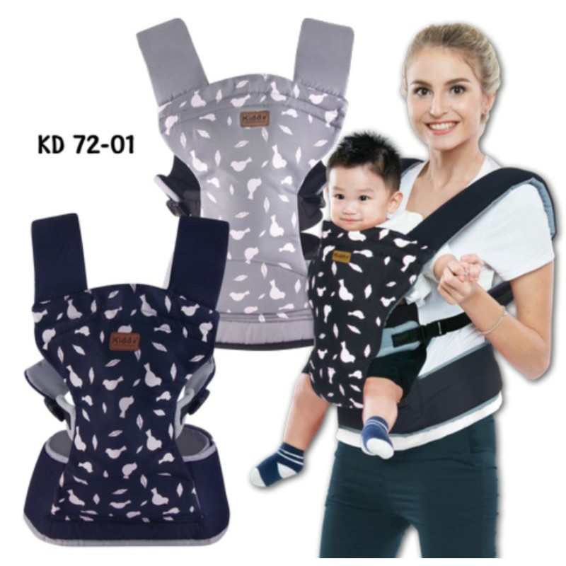 Gendongan bayi - Baby Carrier Kiddy | Gendongan Bayi Model Kanguru | Gendongan Depan Bayi KD 7201