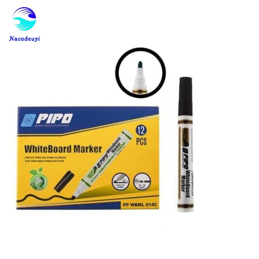 

Spidol Papan Tulis PIPO Whiteboard wbml014c marker isi 12 [WHITEBOARD]