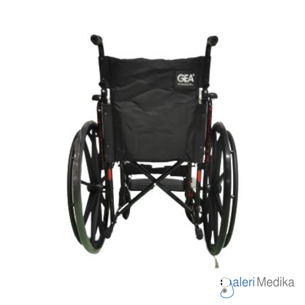 Kursi Roda GEA YJ-023E / YJ 023E / YJ023E Steel Wheelchair - Kursi Roda Rumah Sakit