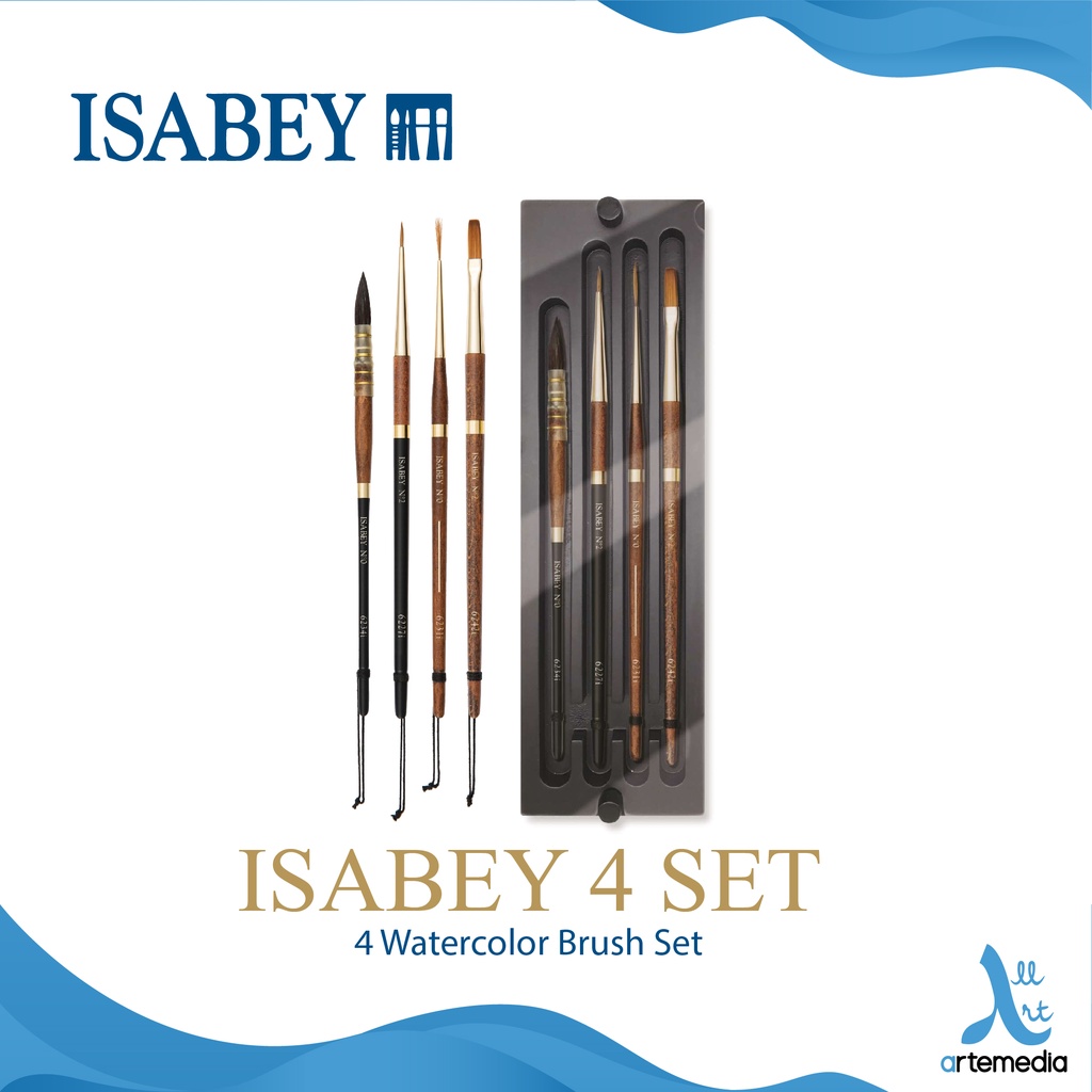 

Isabey Brush Set 4 Short Handle