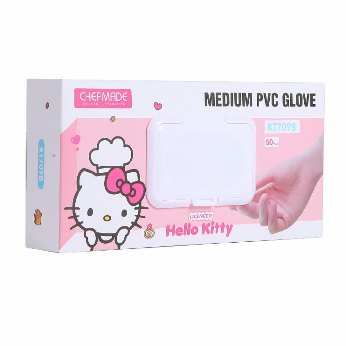 chefmade kitty KT7098 PVC glove / sarung tangan disposable food grade