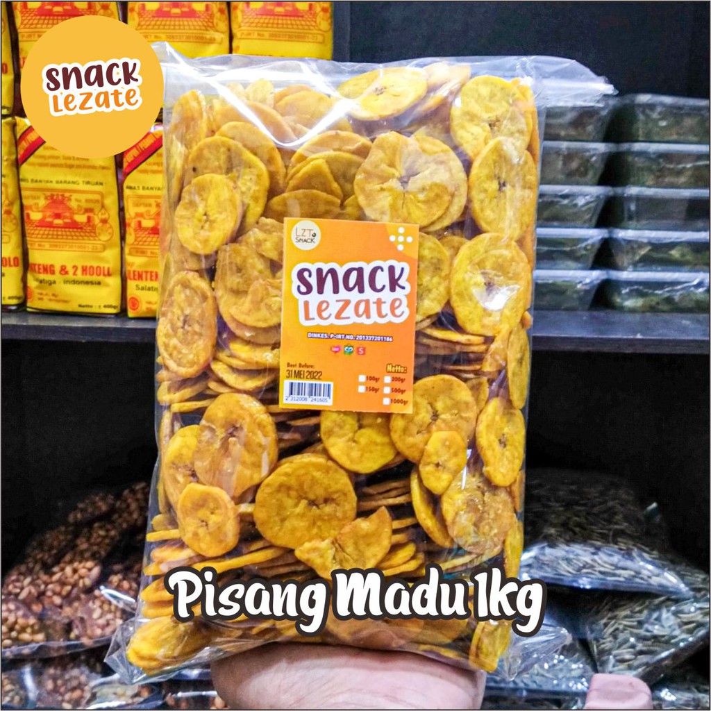 

KERIPIK PISANG MANIS 1 KG MADU MURAH / KERIPIK PISANG LAMPUNG / KEPOK ANEKA RASA KILOAN LUMER SALE