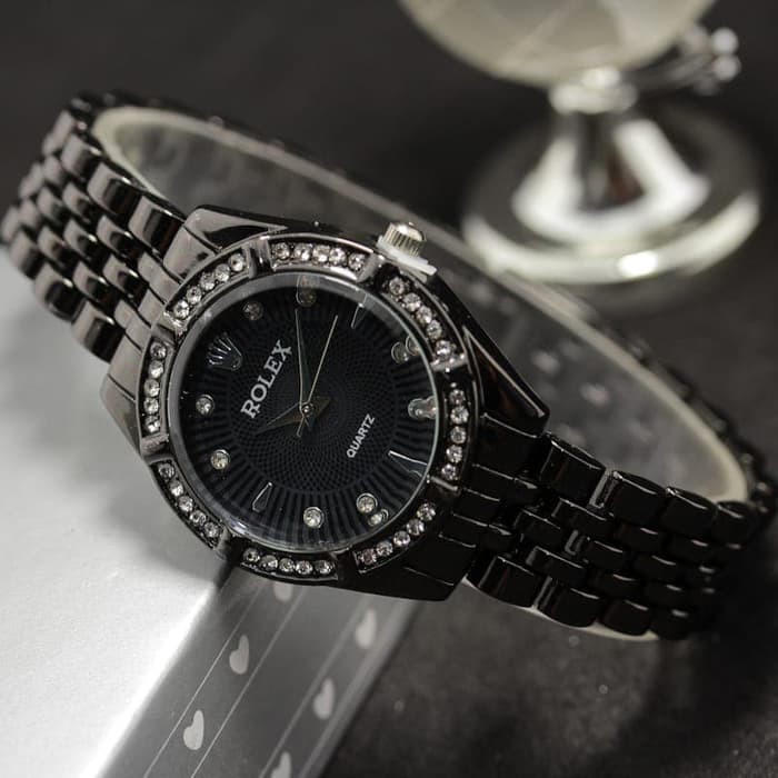 JAM TANGAN MURAH/JAM ORIGINAL/ JAM TANGAN WANITA ROLEX DIAMOND 6008