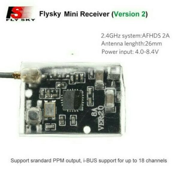 FlySky Mini Receiver VER2.0 8-18ch PPM iBUS SBUS For AFHDS 2A Transmitter