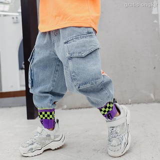  Celana  Jeans Panjang  Anak Laki Laki Warna  Biru  Gaya Musim 