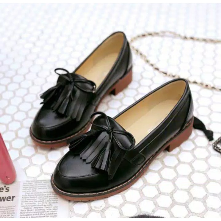 SEPATU LOAFERS DOCMART RUMBAI DOF / SEPATU WANITA  FASHION KOREA RD 03