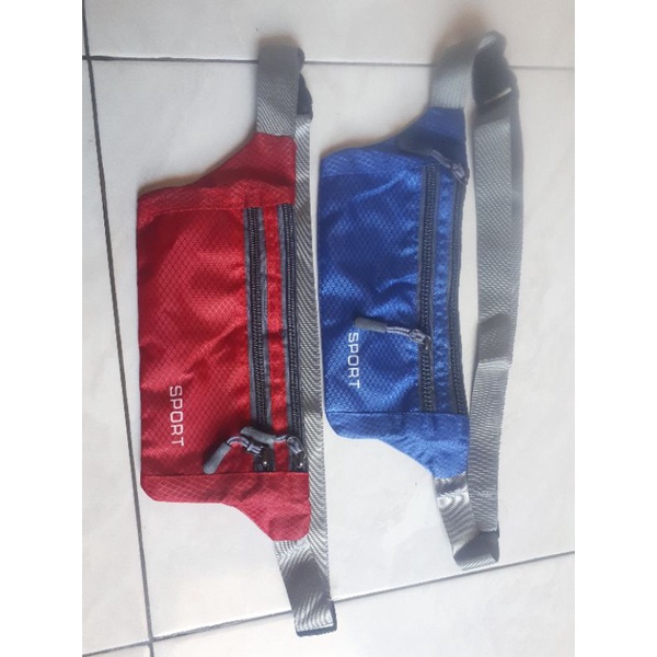 tas pinggang pria sport mini