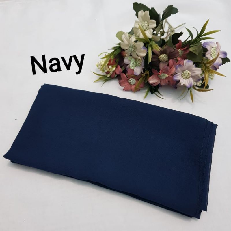 part1 BELLA SQUARE pollycotton premium-Navy