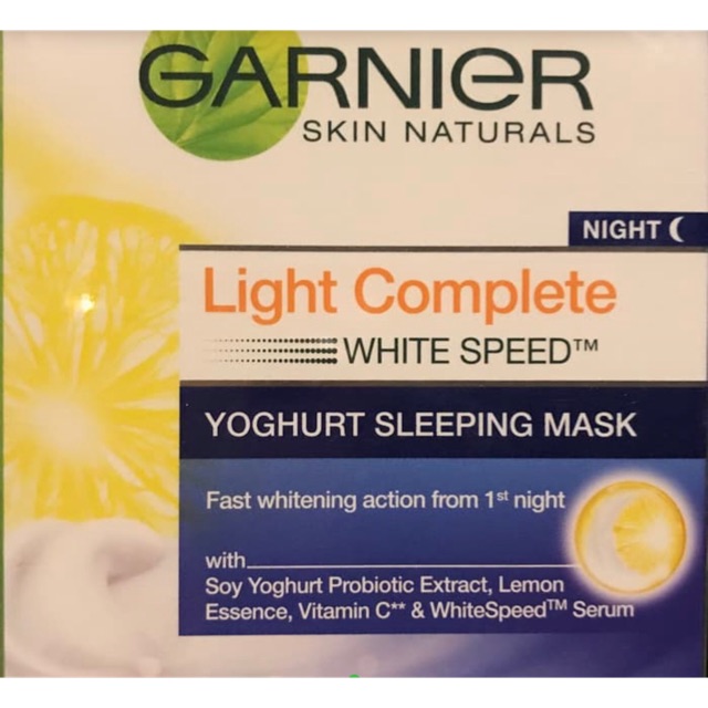 Garnier Yogurt Sleeping mask Light complete