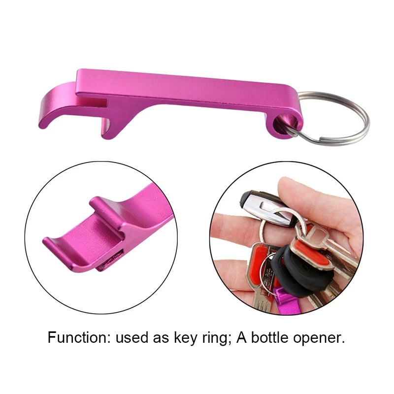 [Antler Design Bottle Opener Keychain Pendants Aluminum Portable Keyring Beer Bottle Opener]