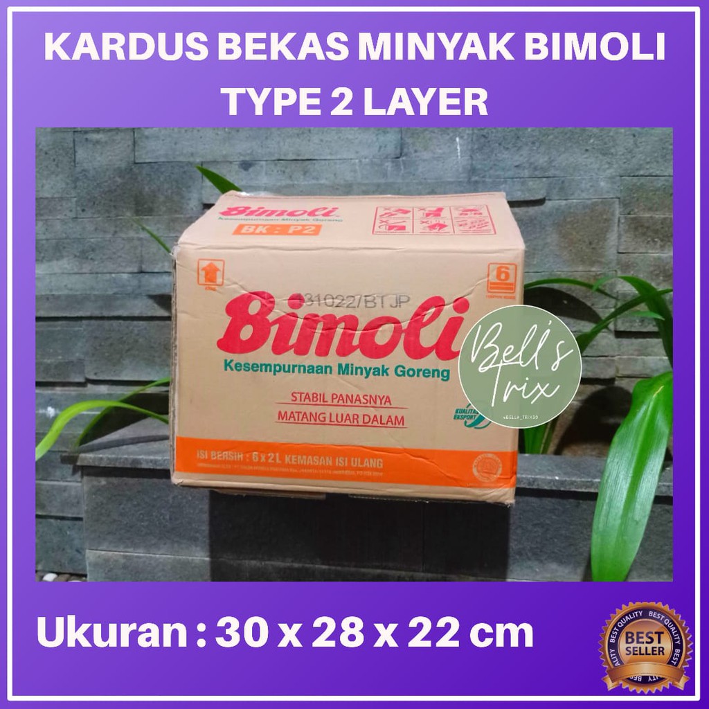 Kardus Bekas Minyak Bimoli/kardus bekas/kardus packing/dus bekas/dus packing