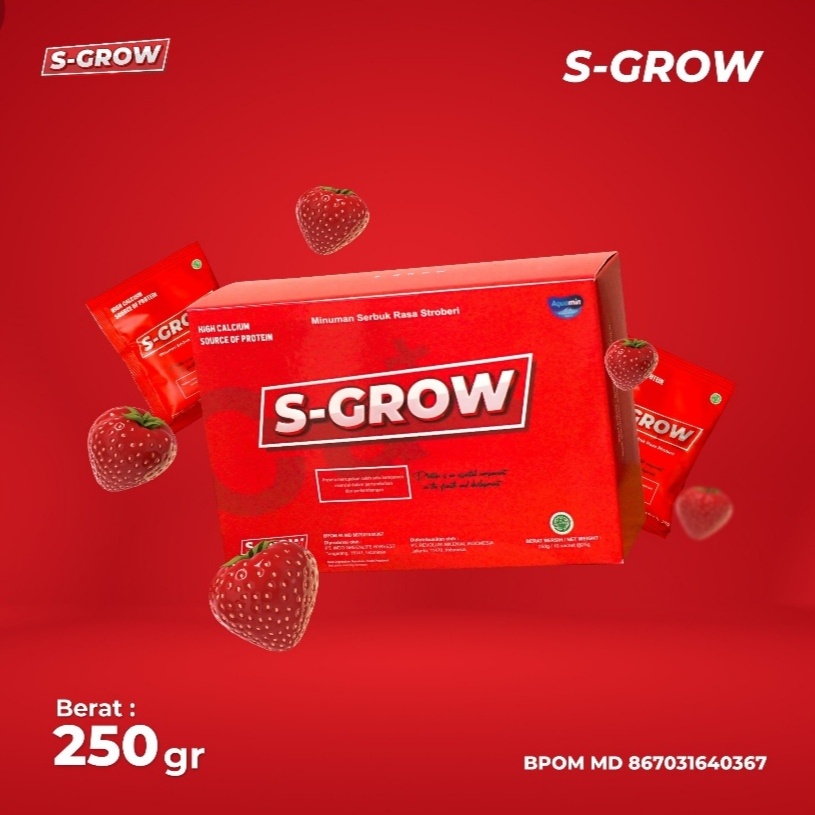 SGROW Susu Peninggi Badan Suplemen Badan Terbaik dan TERPERCAYA