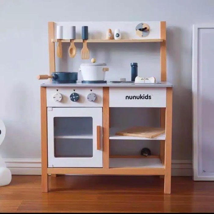 Nunu Kitchen Kids - Mainan dapur dapuran kayu - wooden kitchen toys