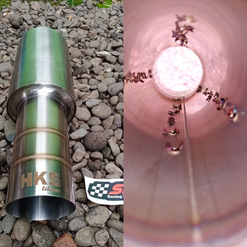 KNALPOT MOBIL HKS TITAN NGEBAS KERING