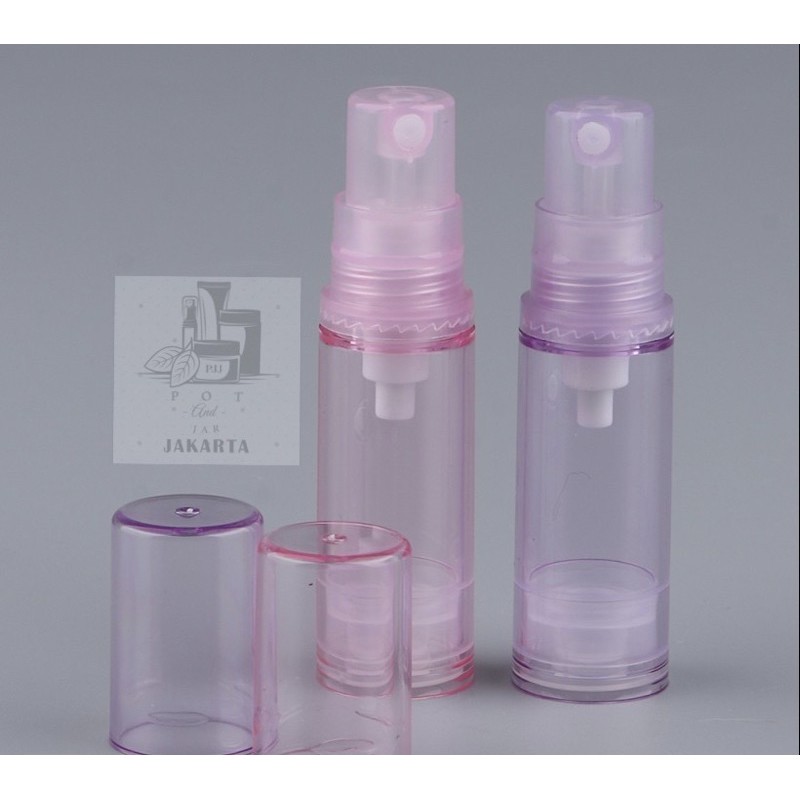 5ml/10ml/15ml Airless pump lotion/spray untuk body lotion/parfum/handsanitizer/travel bottle