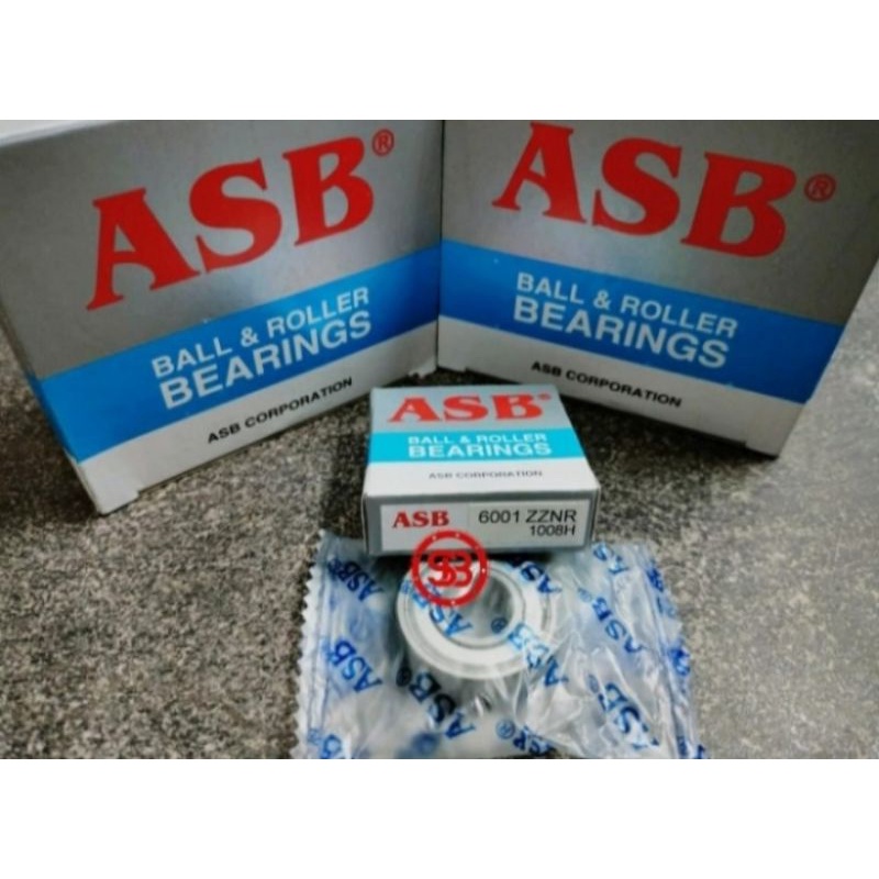 Bearing 6001 ZZNR ASB