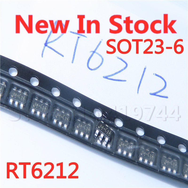 10pcs/lot Kualitas100% RT6212 RT6212BHGJ6F SOT23-6 OA = LCD power supply chip Dalam Stok Baru Original