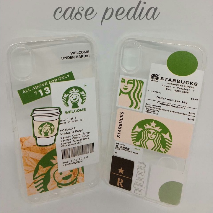 Case Casing Xiaomi Redmi Note 4 5 6 7 8 9 10 10s PRO POCO F3 M3 X3 NFC PRO Transparent Starbucks Anti Crack