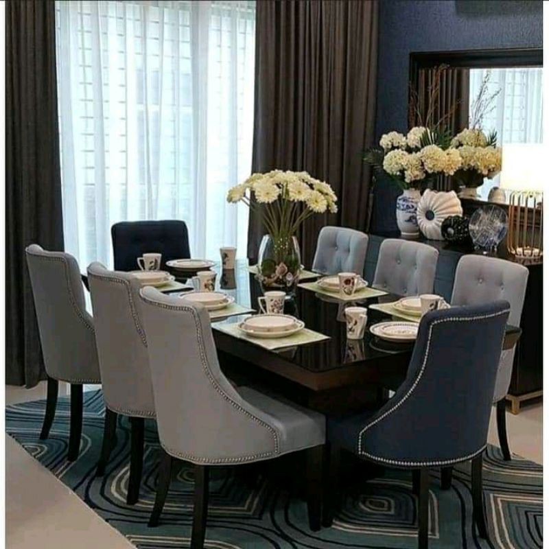 meja makan minimalis kayu jati sofa mewah modern furniture mebel jepara