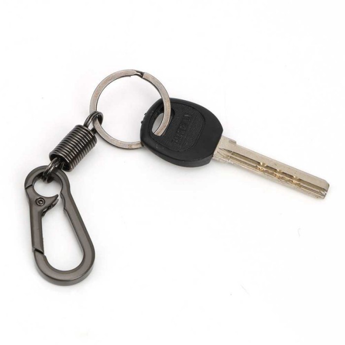 Cuci Gudang Quickrelease Carabiner with Keychain Per Spring - Gold