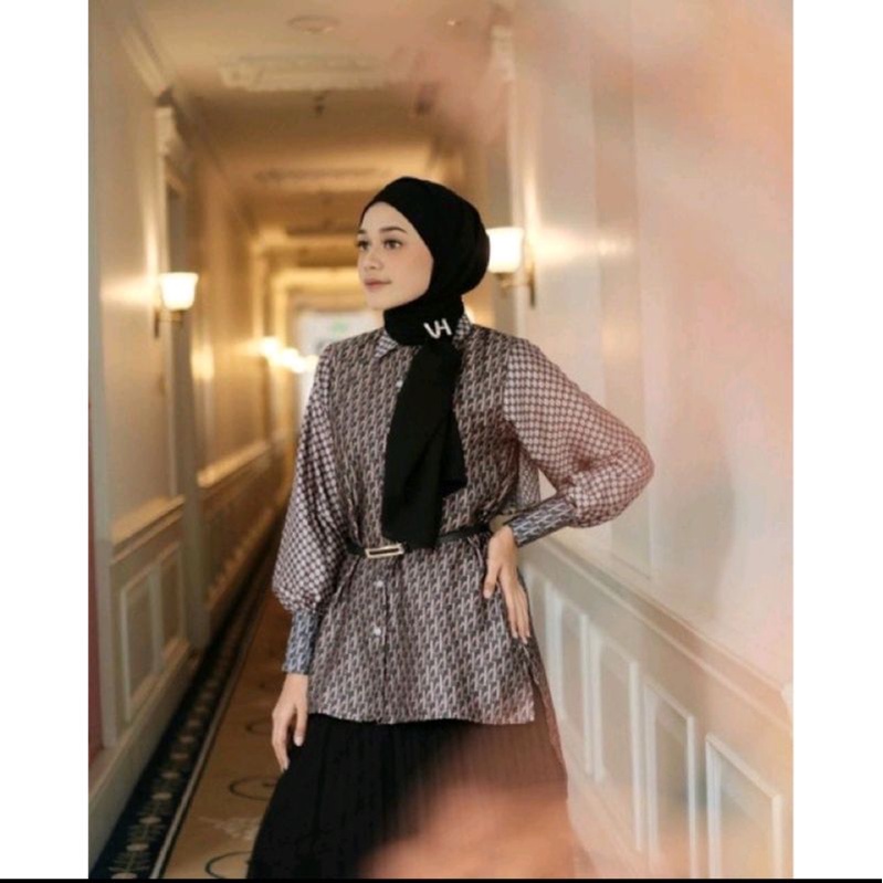 Vanilla Hijab Mono Shirt Oscar NEW