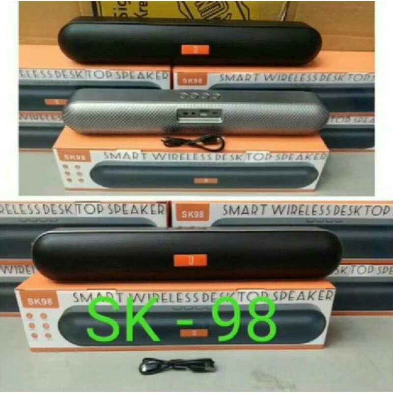 Speaker Bluetooth J SK-98 + Double Speaker 2 inch