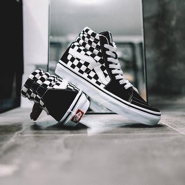 Vans Sk8 Hi Checkerboard japan market