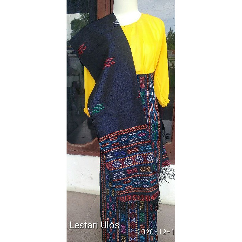 Songket Sadum Tarutung asli tenun tangan