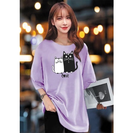 Baju wanita oversize | baju kaos wanita motif | kaos wanita bigsize | kaos wanita import | lengan pdk T-shirt / T-shirt kaos distro