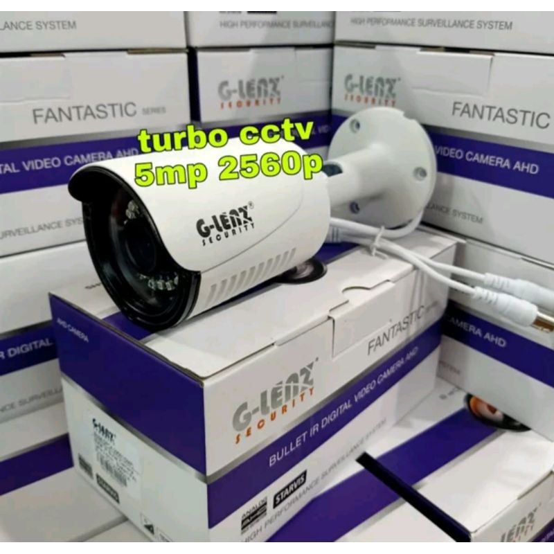 Camera cctv outdoor 5mp glens 2560p ultra 4k bodi metal murah