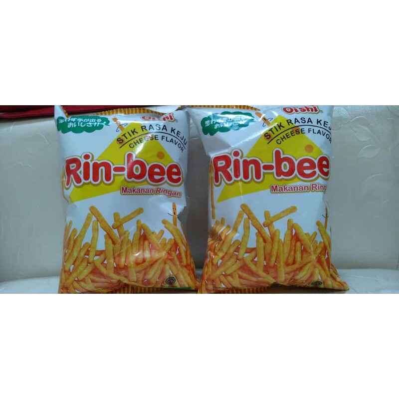 

OISHI RIN BEE STIK RASA KEJU 65 GRAM / CHIKI RIN BEE / CHIKI KEJU / STIK KEJU / MAKANAN RINGAN