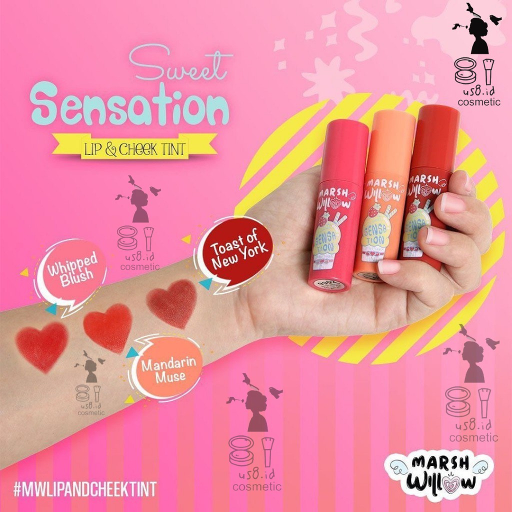 MarshWillow Sweet Sensation Lip &amp; Cheek Tint BPOM | Marshwillow by Natasha Wilona