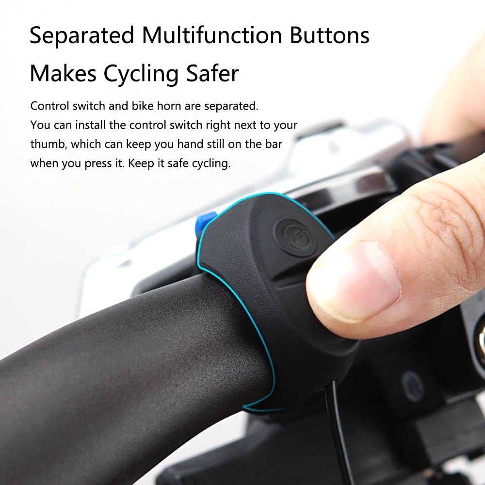 Bel Klakson Sepeda Elektrik Bike Handle Bar Electric Bell Loud Voice USB Rechargerable TWOOC