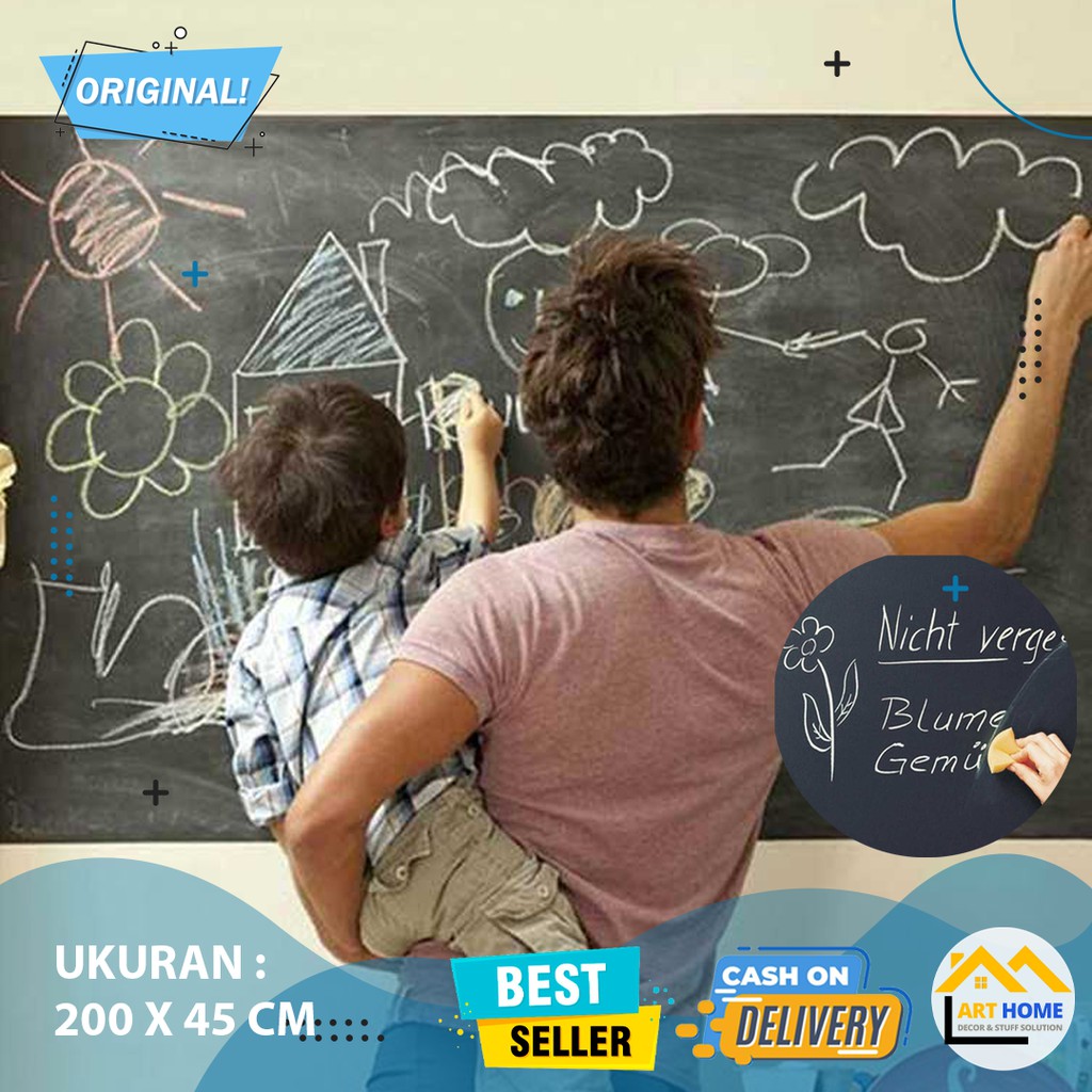 

Art Home PAPAN TULIS KAPUR 45 x 200 CM / PAPAN MENU CAFE / PAPAN TULIS KAPUR UNTUK ANAK - ATK
