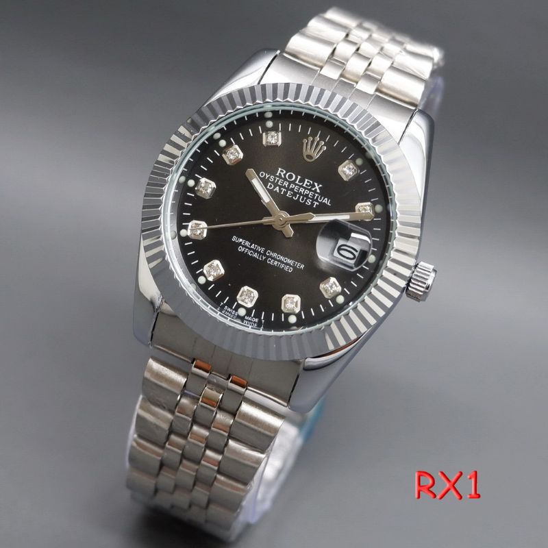 Jam Tangan ROLEX Oyster Gerigi stainless steel