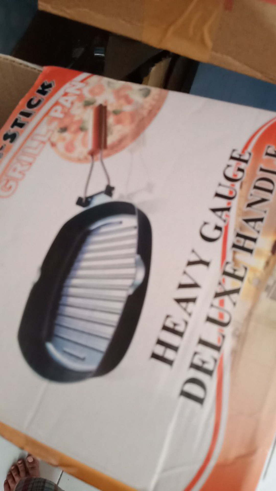 Square Grill /wajan Panggang Lipat/wajan Ato Teplon Lipat