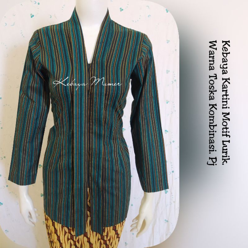 Kebaya Murah Jadi Lurik Kartini Modern. Kebaya Lurik Kartini. Lurik Kartini. Kebaya Lurik-3