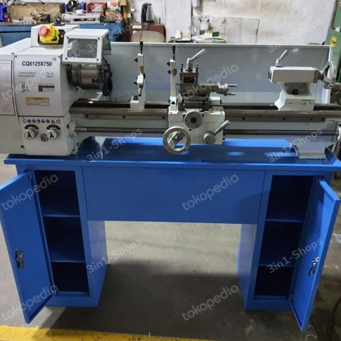 Mesin Bubut CQ-6125 75cm Bubut Besi Westco Terbaik