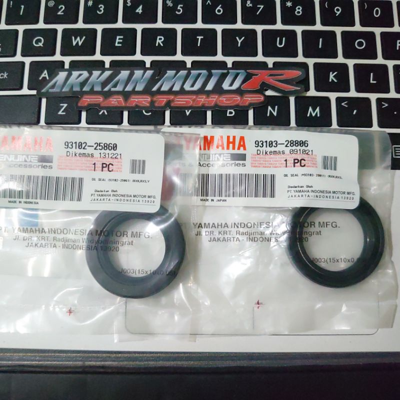 SEAL SET KRUK AS KIRI KANAN RX KING ORI YGP RXKING RX-KING SIL KOPLING MAGNET KRUKAS KREKAS KREK BANDUL BANDULAN CRANKSHAFT