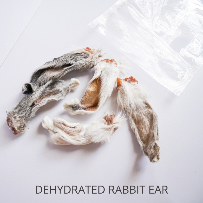 Dehydrated Rabbit Ear/ snack anjing/ kuping kelinci/kelinci