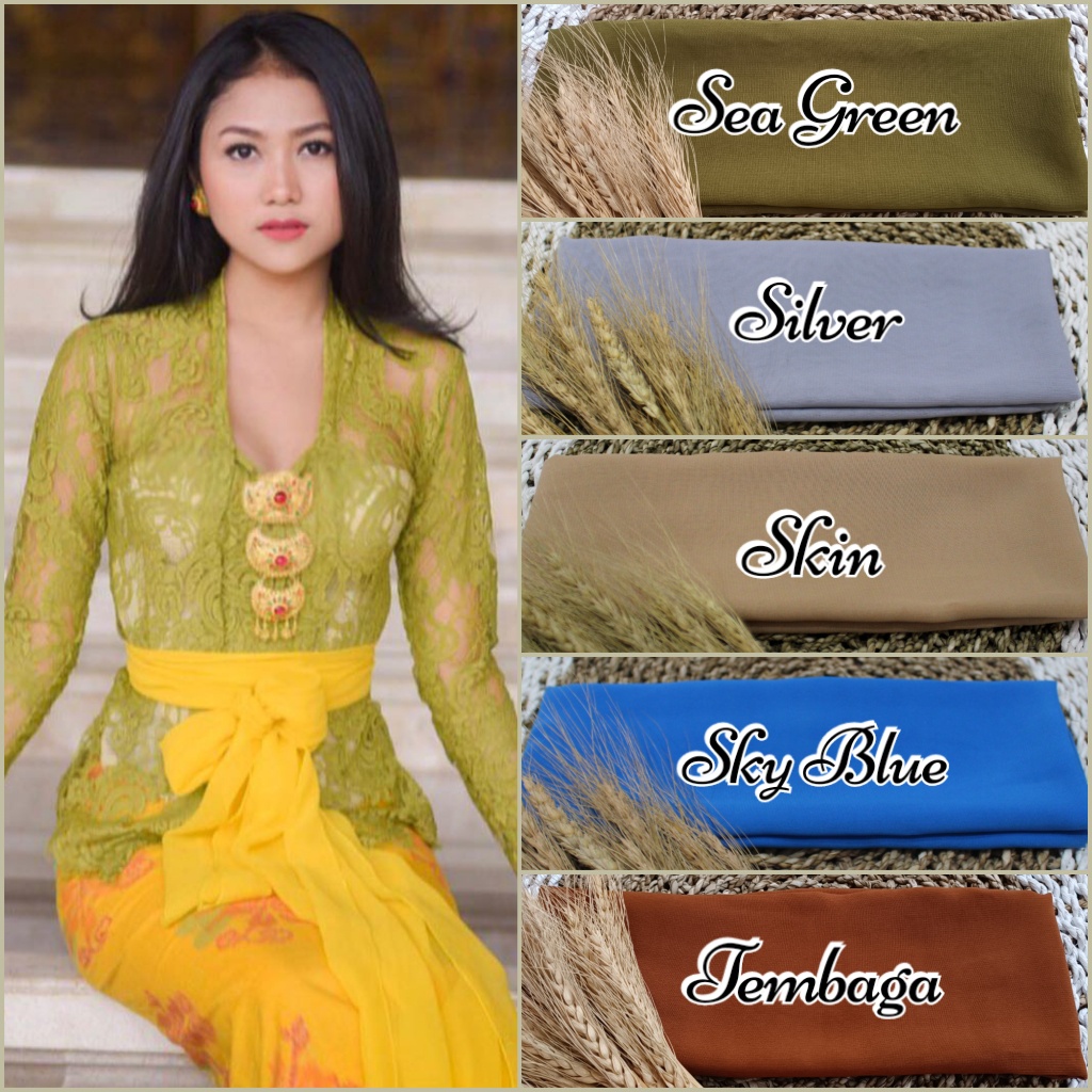 Selendang Sifon Hycon / Senteng 2.4m/ Selendang Bali / Selendang Kebaya (Part II)