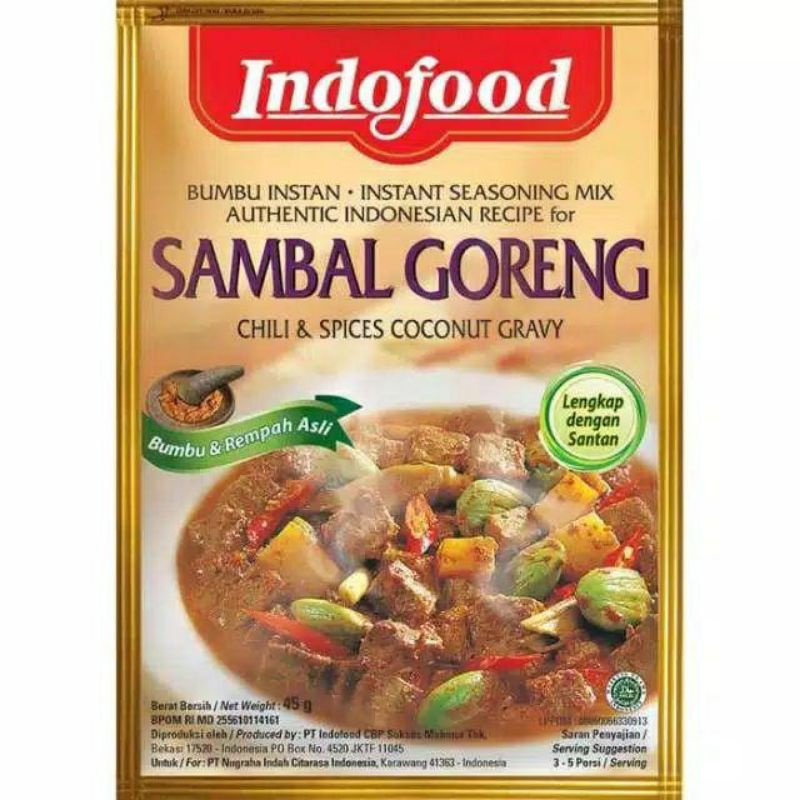 Indofood bumbu instan SAMBAL GORENG