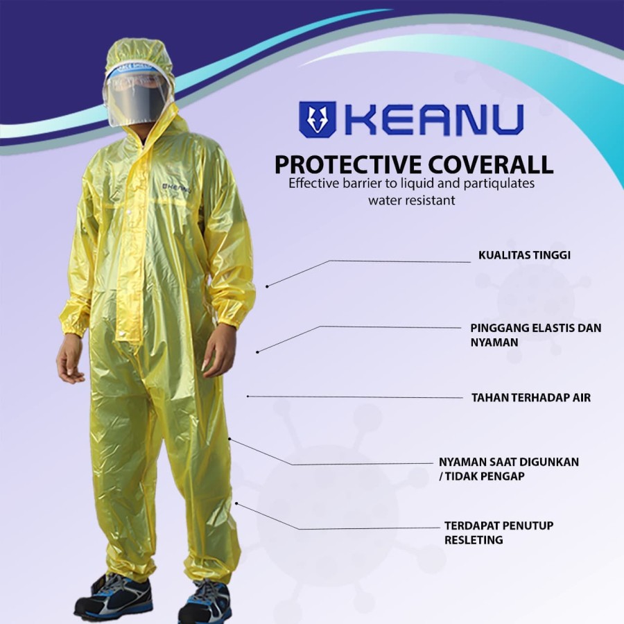 Full Satu Set Lengkap Baju APD Keanu