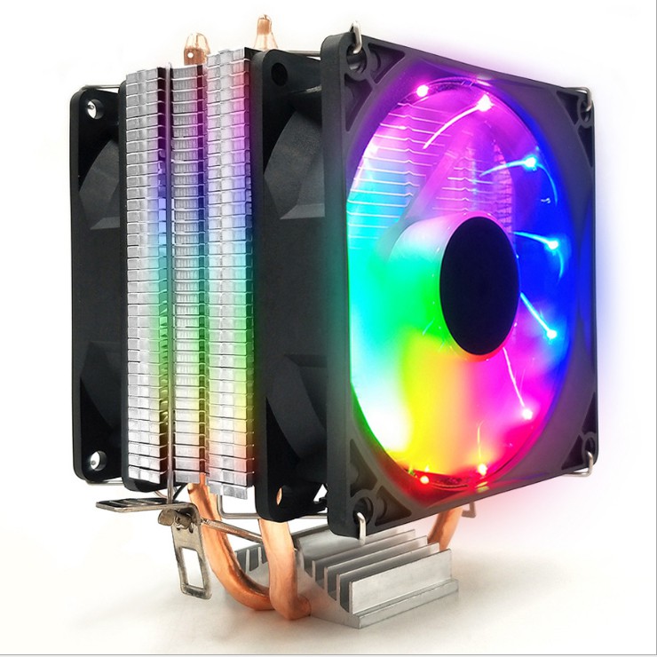 CPU FAN COOLER COOLMOON RGB FOR INTEL DAN AMD FAN PROCESSOR