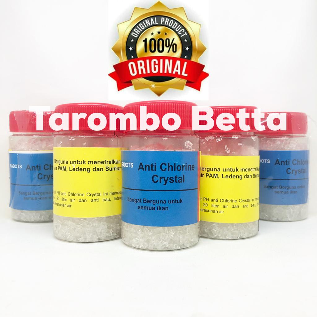 Anti Chlorine CRYSTAL - Klorin Penetral Kaporit Air PAM Ikan Aquarium