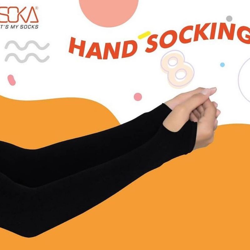 Handsock Jempol SOKA Essentials | Hand Sock Jempol International | Inner Hijab | Manset Soka