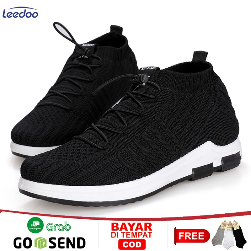 Leedoo Sepatu  Pria  Sneakers Casual Import  Sport Running 