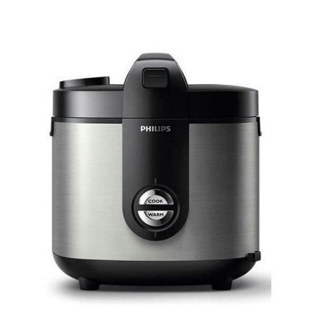 Philips HD3128 Penanak Nasi 2 Liter ProCeramic Silver